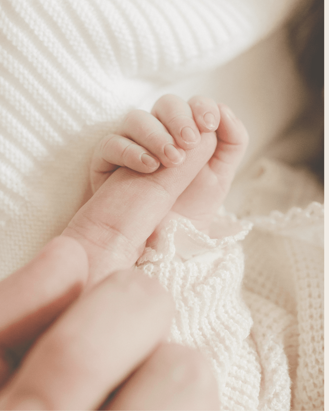Mother holding her newborn baby